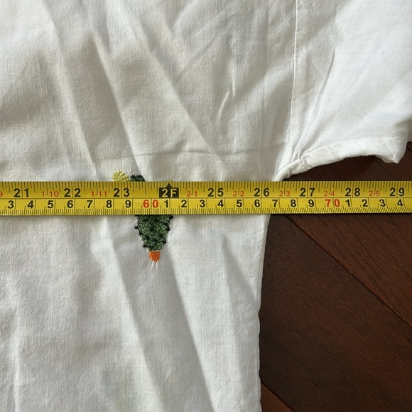 Sheparis NWT Cactus Party White Cotton Blouse oversized XL - Picture 5 of 8